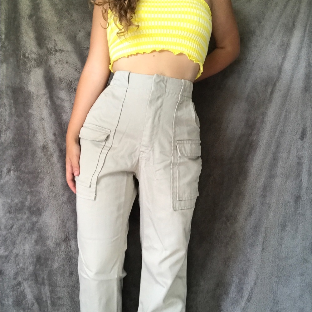 SALE💛Vintage High waisted khaki Pants w/ Pockets